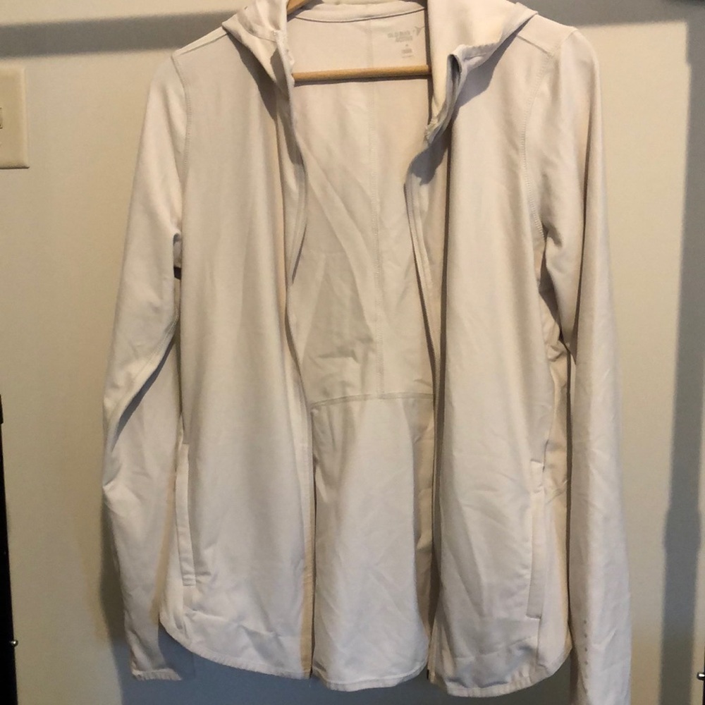 Old Navy Off White Activewear Jacket, size M